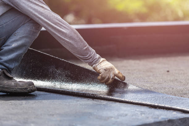 Professional Emergency Waterproofing technician working in Servia, IN